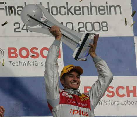 Audi køreren Timo Scheider vandt dette års DTM mesterskab.